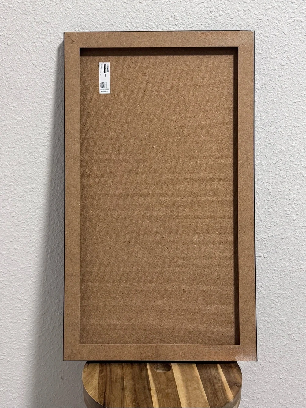 IKEA SVENSÅS Cork Memo Board Dark Brown Wall Organization Modern Decor HTF